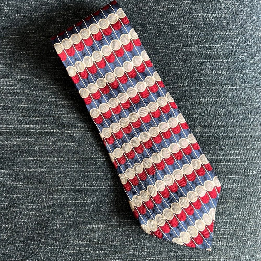 🇺🇸Vintage Andrew Rosetti silk necktie